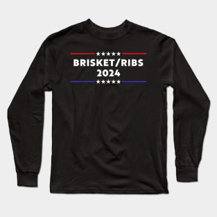 Brisket Ribs 2024 Funny Long Sleeve T-Shirt